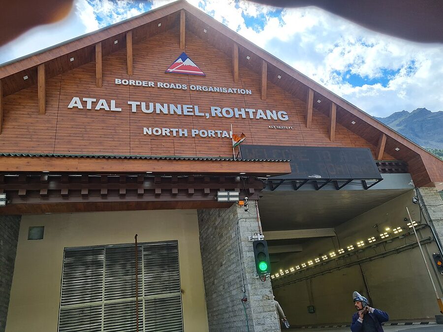 Atal Tunnel near Manali