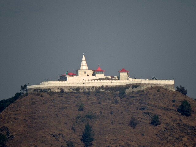 Kali Tibba Temple, a Kali shrine on a high ridge near Chail, Himachal Pradesh