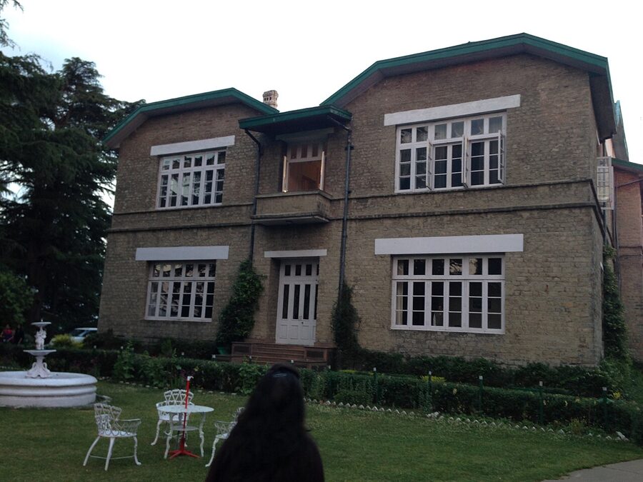 Exterior of the Chail Palace, Solan district, Himachal Pradesh.