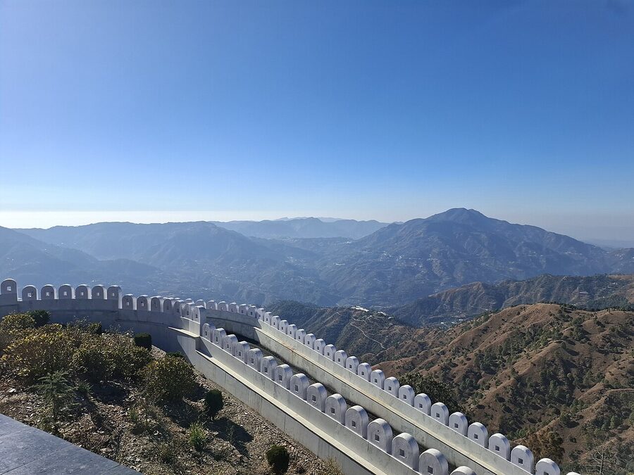 View from behind the Kali Tibba temple, Chail, Himachal Pradesh.