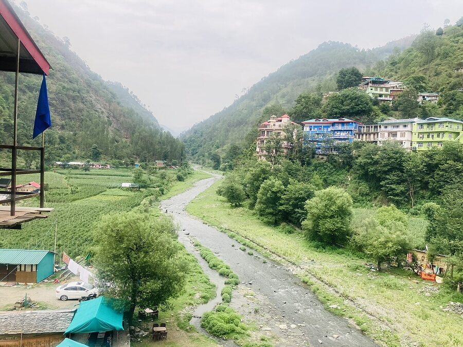 Sadhupul on the Ashwani Khad stream between Solan and Chail.