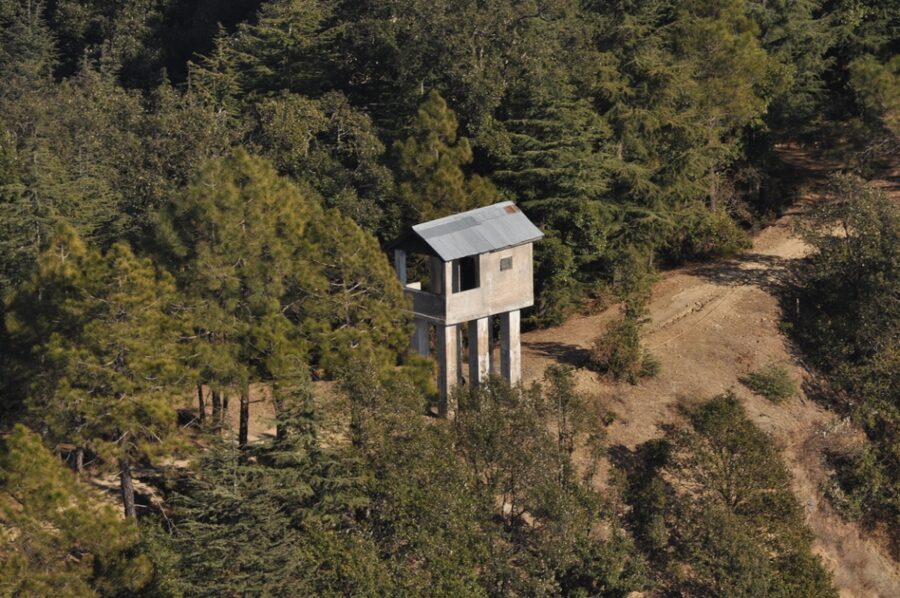 Watchtower in Chail Wildlife Sanctuary, Himachal Pradesh.