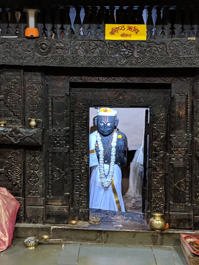 Vashisht village near Manali with the temple complex and hot springs