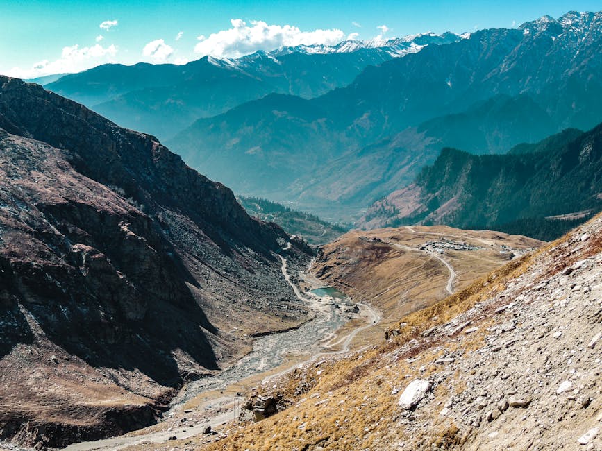 The Himalayan gorge above Chitkul in Kinnaur