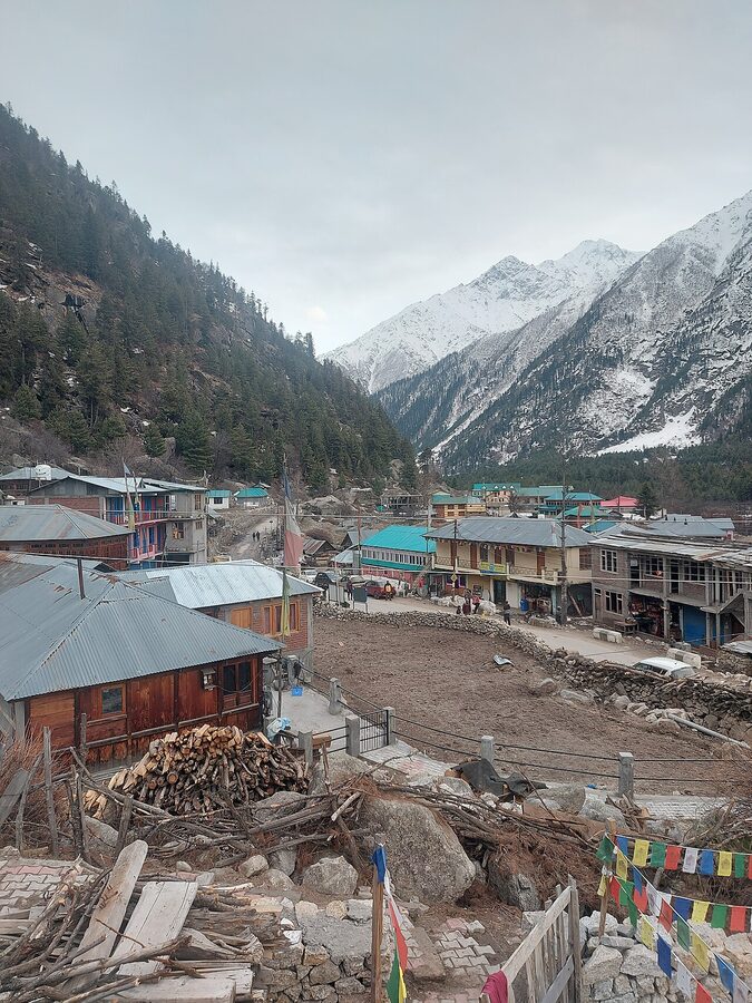 Rakcham village in the Baspa valley between Sangla and Chitkul