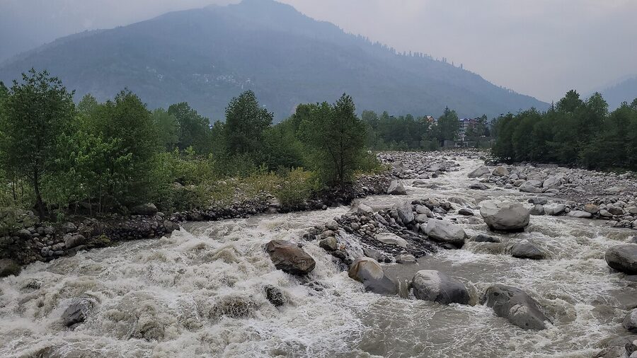 Beas River at Nehru Kund near Manali, Himachal Pradesh