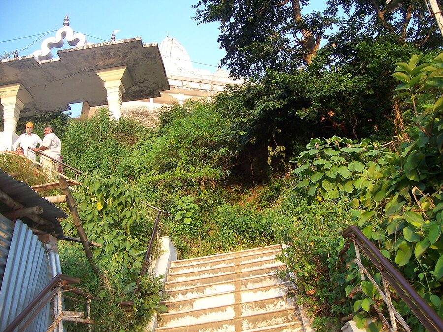 Interior shrine at Jwalamukhi temple complex Kangra
