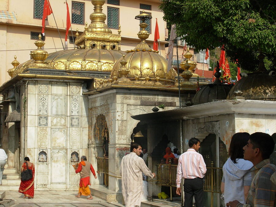 Front view of Jwalamukhi temple at Kangra, Himachal Pradesh