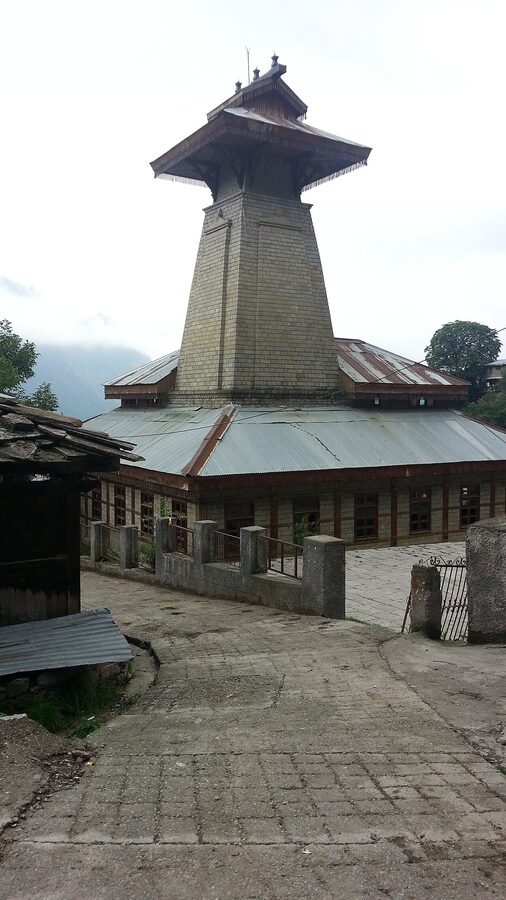 The Manu Temple in Old Manali, dedicated to the Hindu lawgiver Manu after whom the town is named.