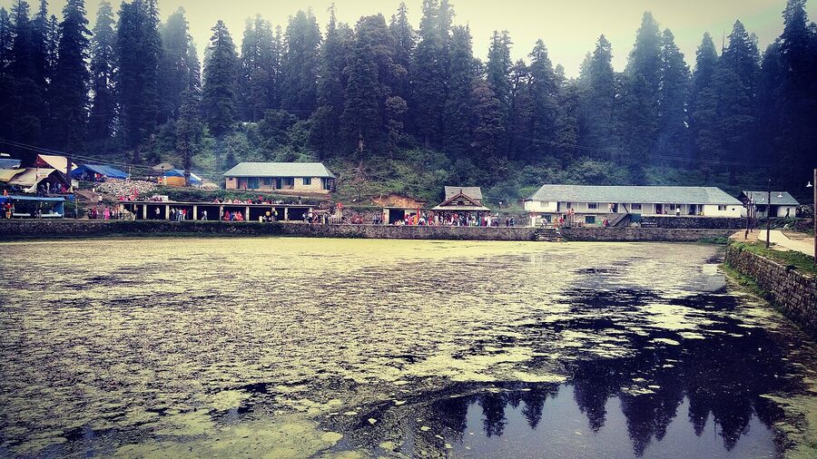 Kamrunag temple at 3,334 metres above Mandi district.