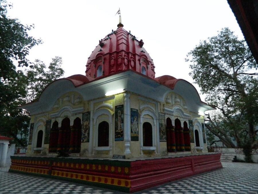 Tarna Devi Temple on a forested hill above Mandi.