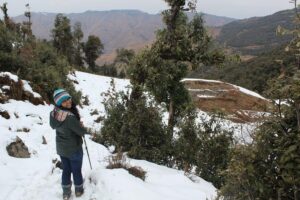 Nagtibba Trek (Pantwari to Pantwari) - Day 1 on Nag Tibba: sunset, hot tea, pakoda, and camp comfort
