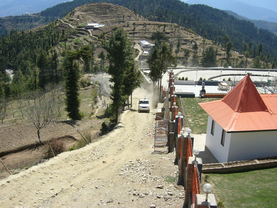 A view of Kufri near Shimla, a popular but heavily commercialised tourist village at 2,720 metres.