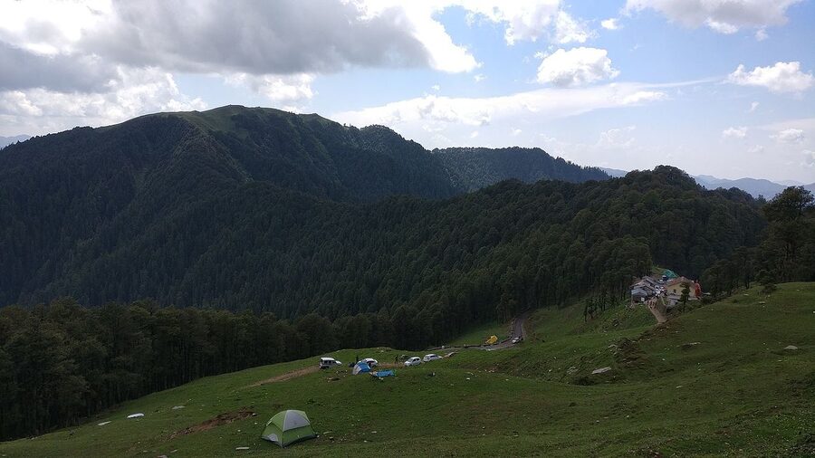 View from Jalori Pass towards GHNP and the Kullu side