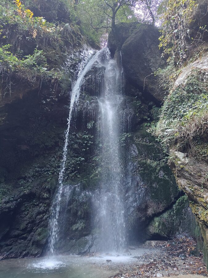 Jibhi waterfall, just outside Jibhi village in Banjar tehsil