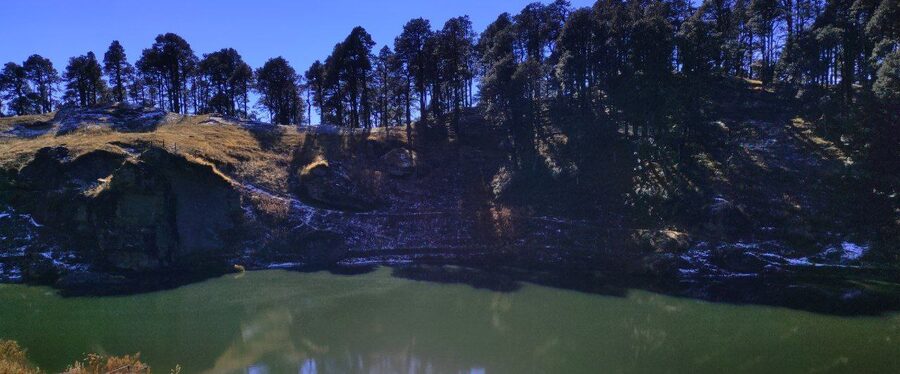 Serolsar Lake at the end of a 5km trek from Jalori Pass