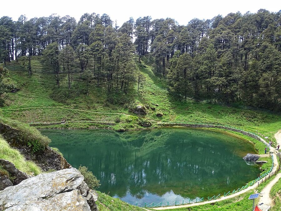 Shore of Serolsar Lake near Jalori Pass, Himachal Pradesh
