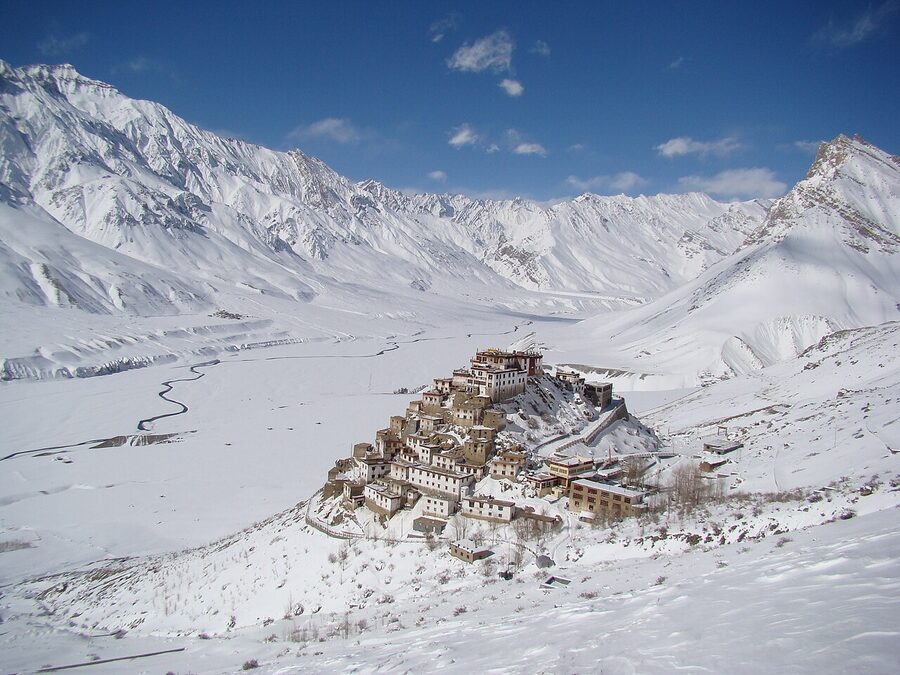 Kee Monastery in Winter
