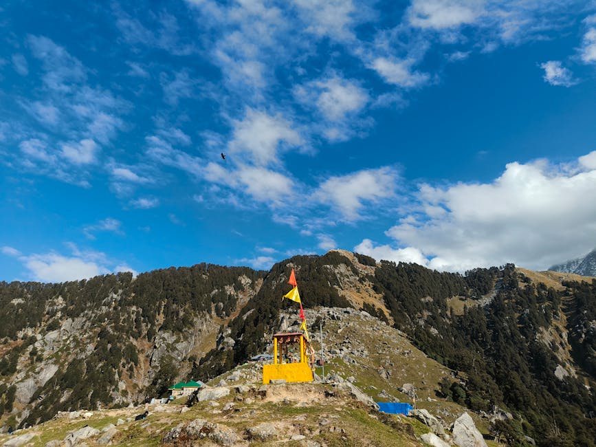 Snow-capped peak in Himachal Pradesh
