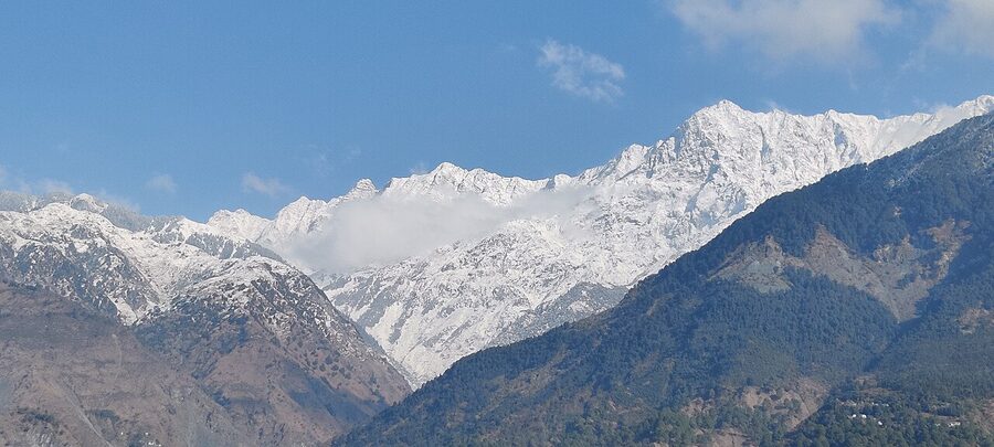 Dhauladhar range above Kangra Valley