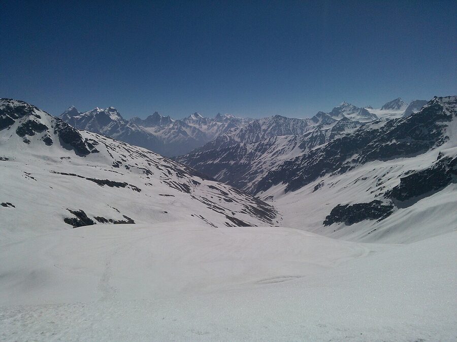 View towards Sangla Valley from Rupin Pass