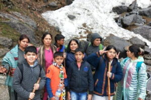 Triund Trek & Snow Line Trek - Day 1 route: from the Dharamkot area up toward Triund